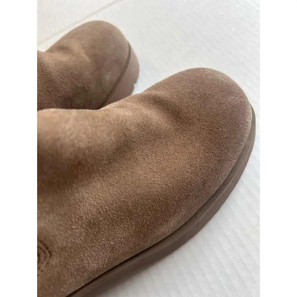 Steve Madden Brontey Chelsea Boots Women’s 8.5 Tan Suede Lug Sole Ankle